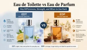 Difference Between Eau de Toilette and Eau de Parfum