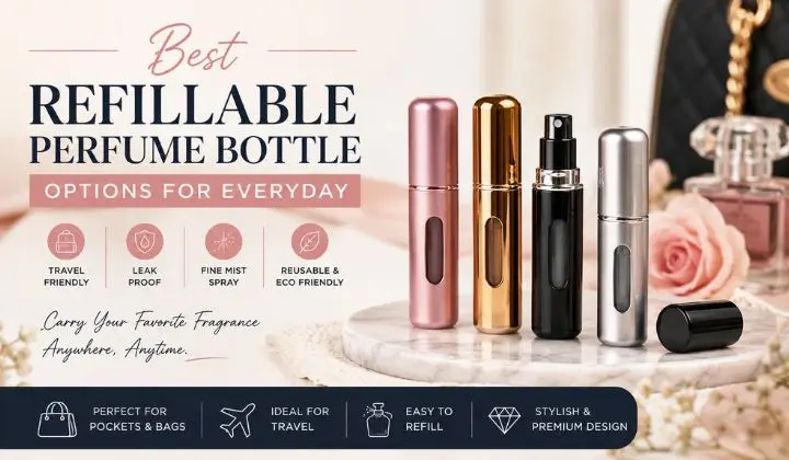 Best Refillable Perfume Bottle Options for Everyday Travel and Use
