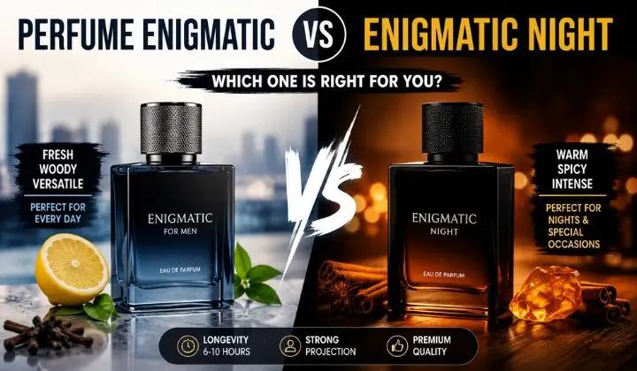 Perfume Enigmatic vs Enigmatic Night Complete Comparison