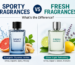 Sporty Fragrances vs Fresh Fragrances