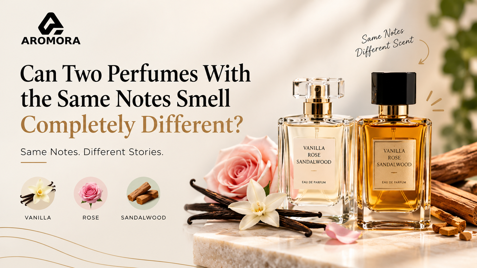 Can Two Perfumes With the Same Notes Smell Completely Different