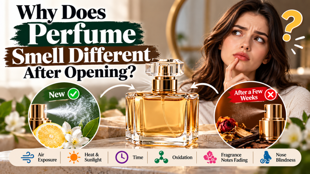 why does perfume lose its smell
