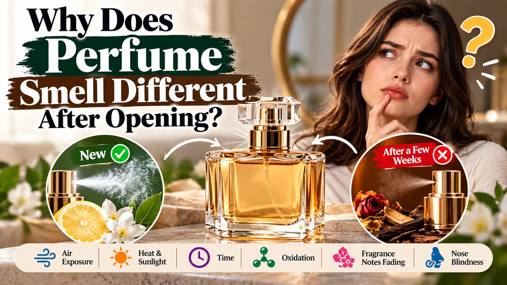 why does perfume lose its smell